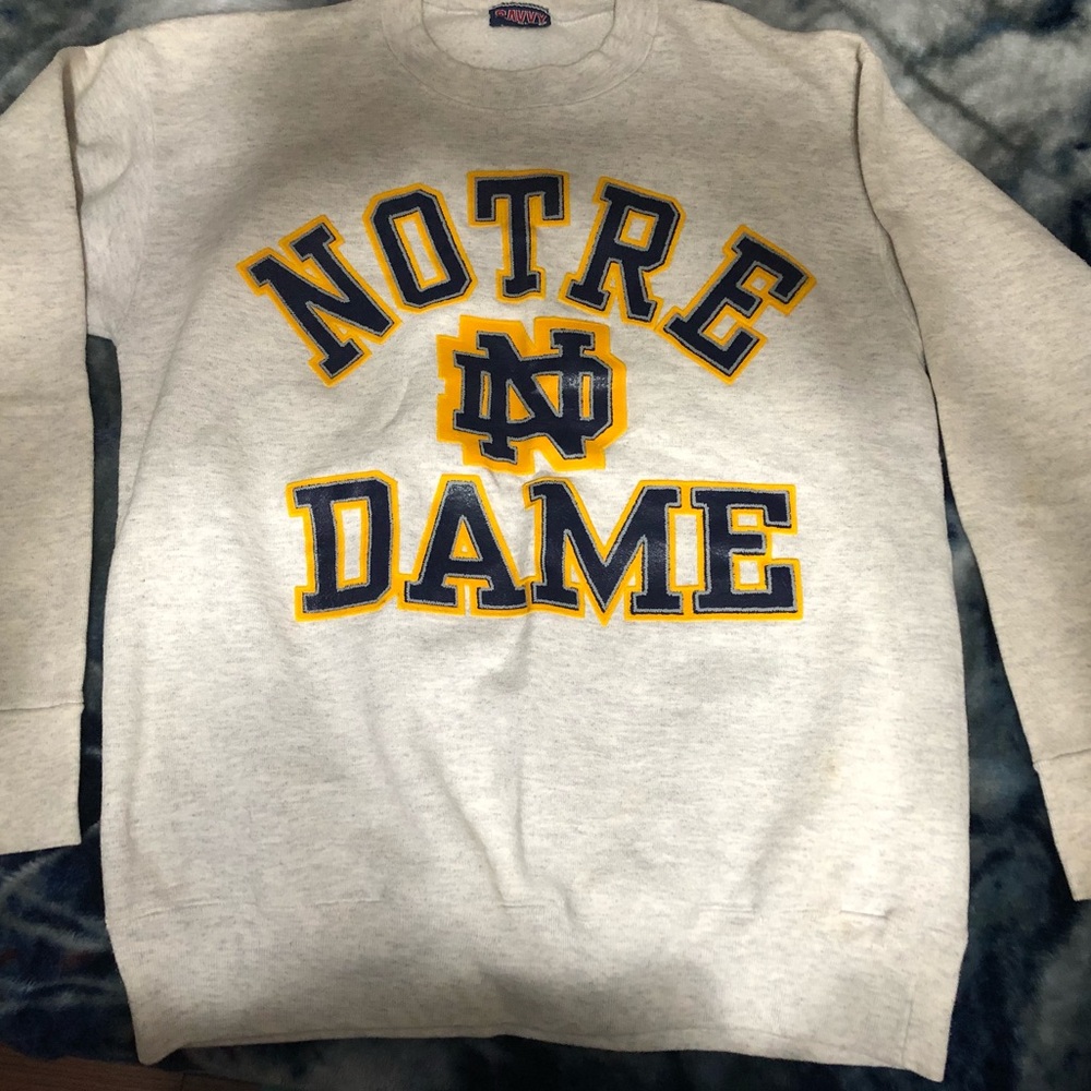 Notre dame crewneck sweatshirt